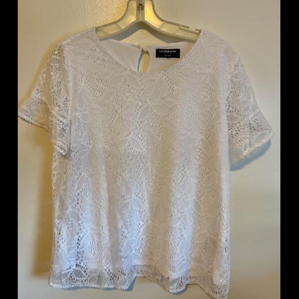 White lace top